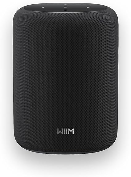 WiiM Sound Lite Smart Speaker, Hi‑Res 24‑bit/192 kHz, AI RoomFit™ Room Correction, 100W Peak, Wi‑Fi 6E Bluetooth 5.3, Multi‑Room & Stereo Pairing, Black