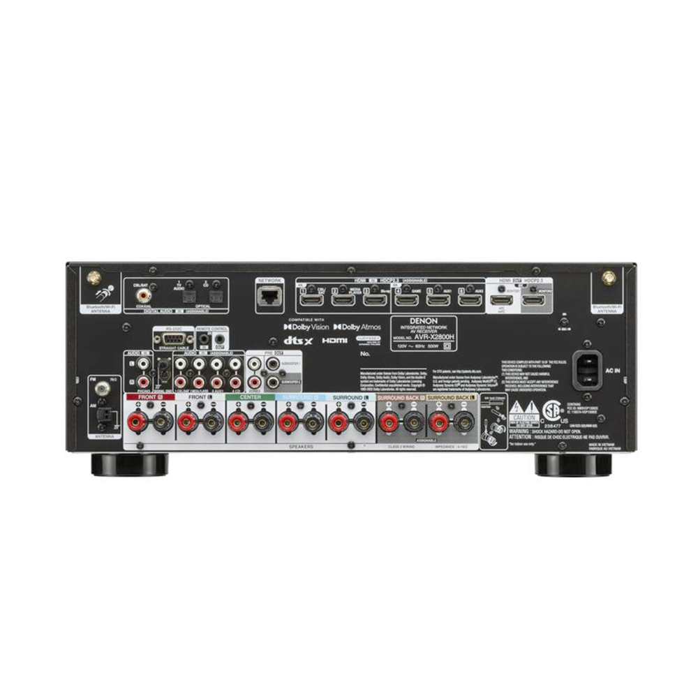 Denon AVR-X2800H A/V Receiver 7.2 Channels