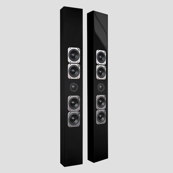 Totem Tribe V On Wall Speakers Black Ash (Each)
