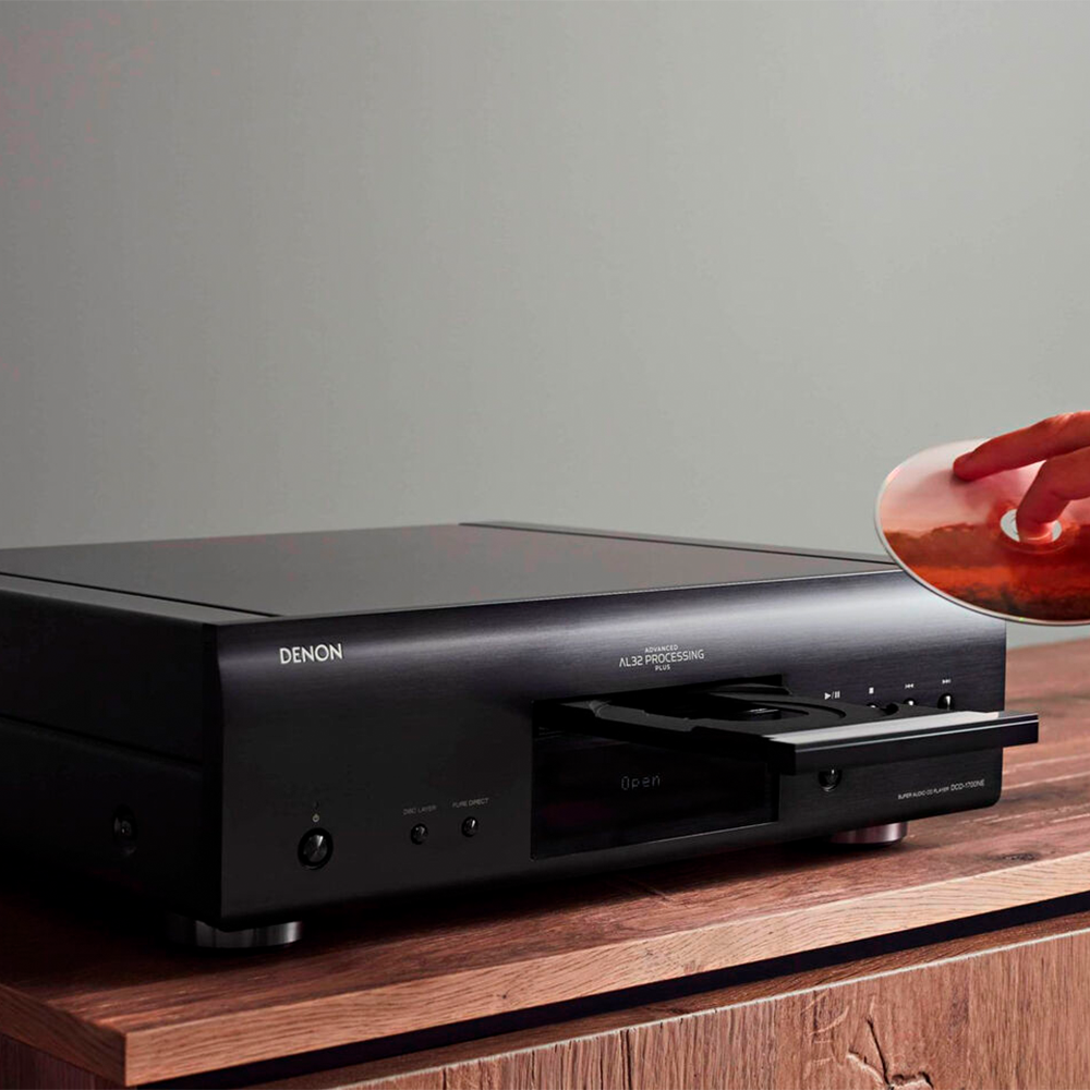 Denon DCD-1700NE CD Player Music Streamer Black