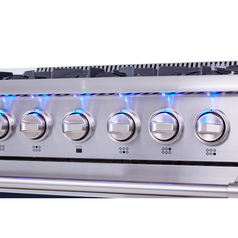 36 Inch Pro Stainless Dual Fuel Range (add 220V cord)