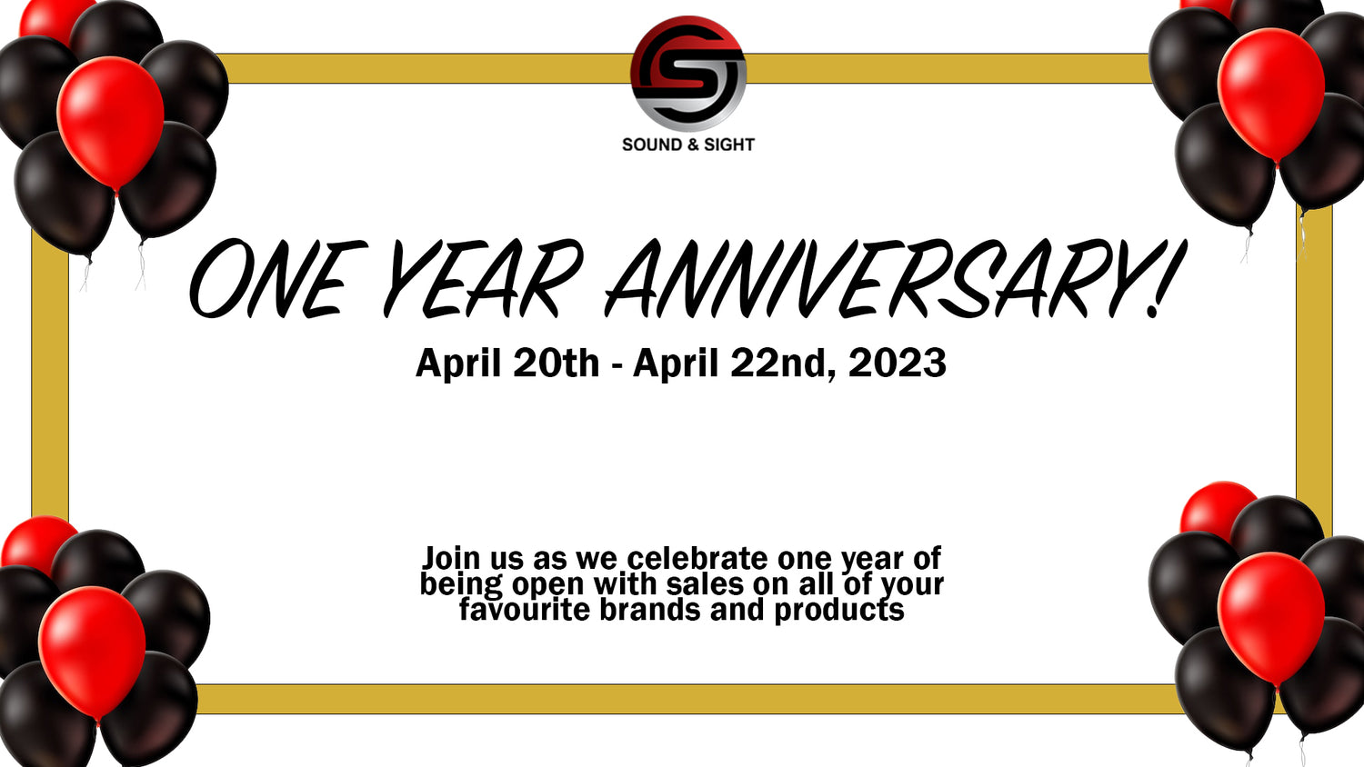 One Year Anniversary!