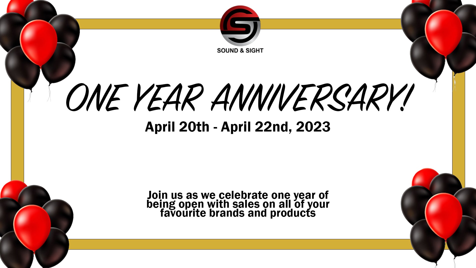One Year Anniversary!