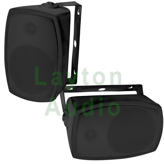 Omage GR406BK  Two-Way Indoor/Outdoor Speakers Black (Pair)