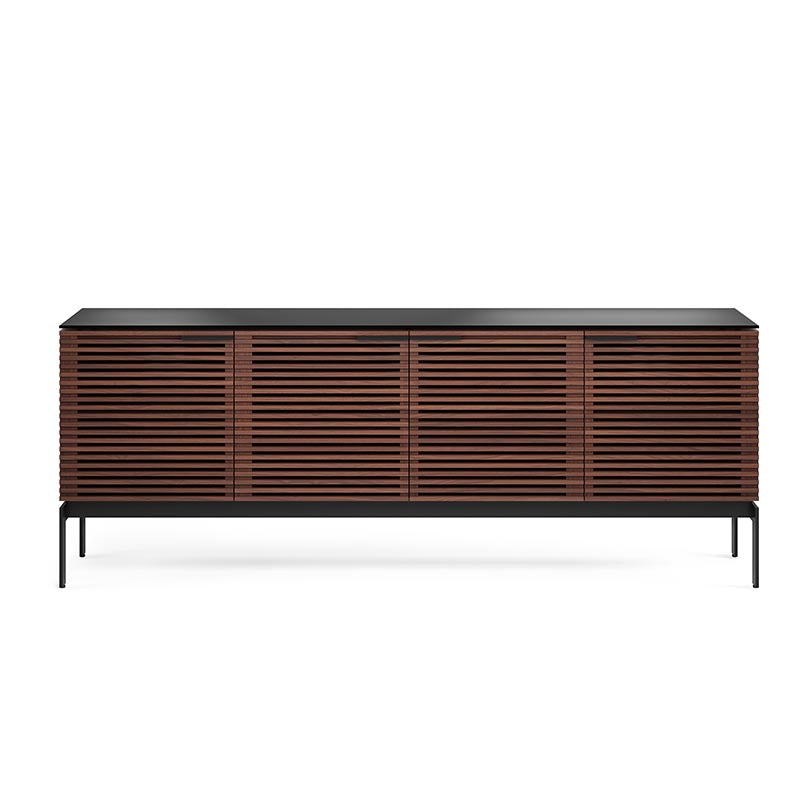 BDI Corridor 8179 Modern TV Stand & Media Console (Chocolate Stained Walnut) (Floor Model)