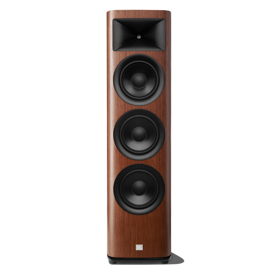 JBL HDI-3800 Triple 8-inch (200mm) 2 ½-way Floor Standing  Walnut / Black Speaker (Mixed Pair))