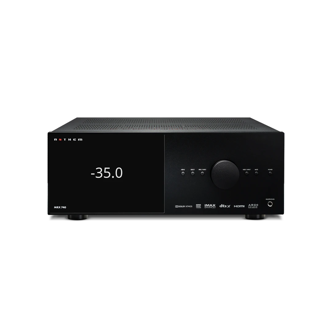 Anthem MRX 740 11.2 Pre-Amplifier 7 Amplifier Channel A/V receiver with 8K HDMI 2.1 support and ARC Genesis Room Correction (Demo)