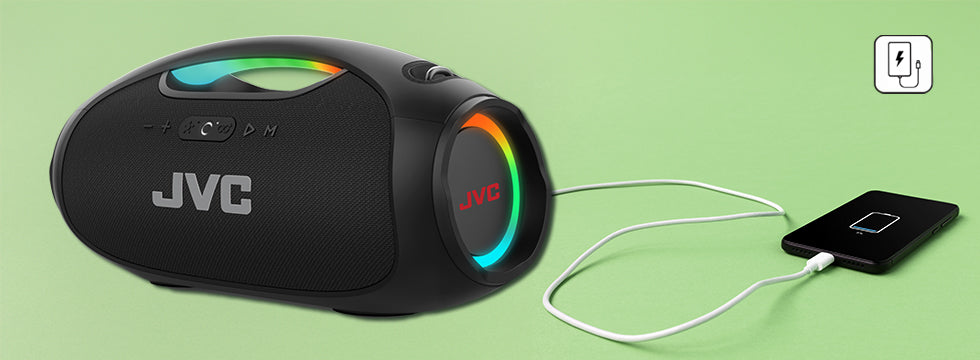 JVC SP-PA15BT Portable Wireless Speaker Black