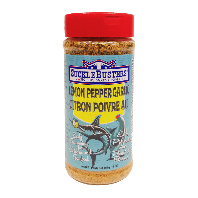 Sucklebusters Lemon Pepper Garlic Seafood Rub