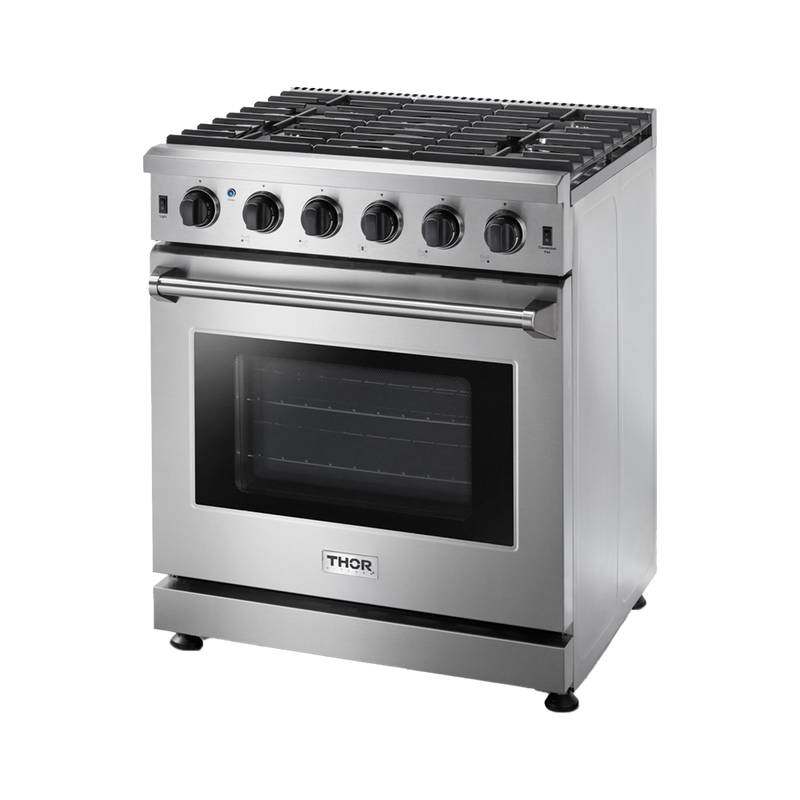 30 Inch Professional Stainless Steel Gas Range