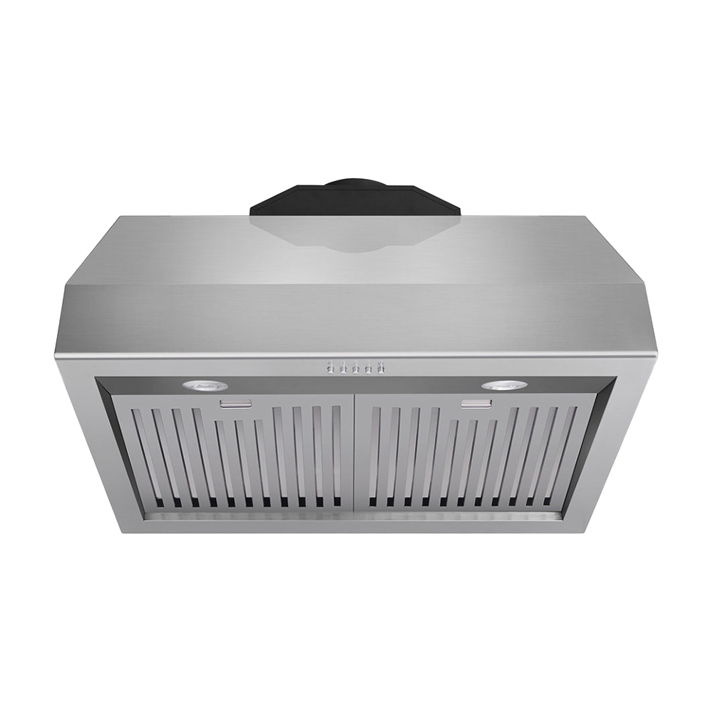 "30 "" Pro Style Stainless Steel Under Cabinet Range Hood with Anti-Fingerprint Finish 16.5"" High"