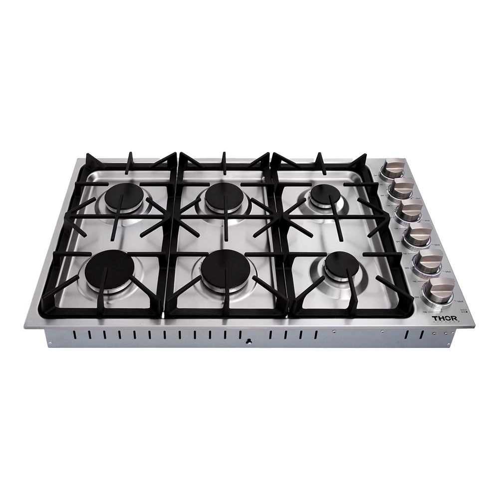 36 Inch Professional Drop-In Gas Cooktop