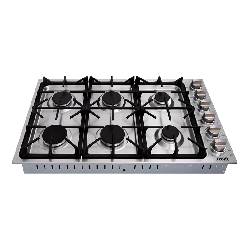 36 Inch Professional Drop-In Gas Cooktop