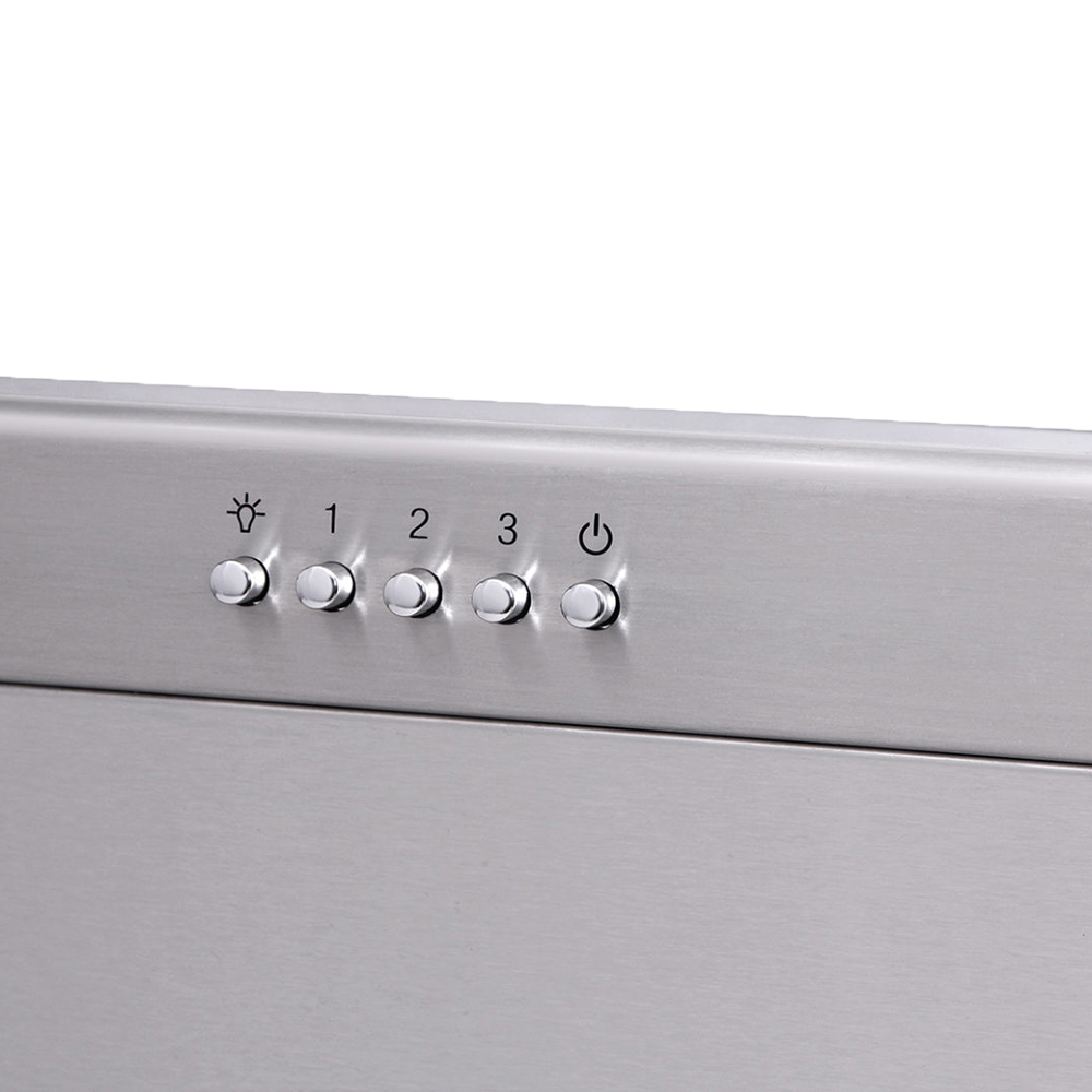 "36 "" Pro Style Stainless Steel Under Cabinet Range Hood with Anti-Fingerprint Finish 16.5"" High"