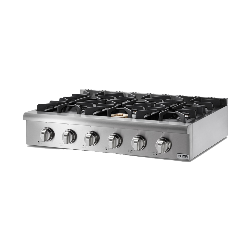 36-Inch Pro Style Stainless Steel Gas Range Top