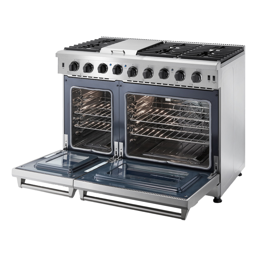48 Inch Professional Stainless Steel Gas Range