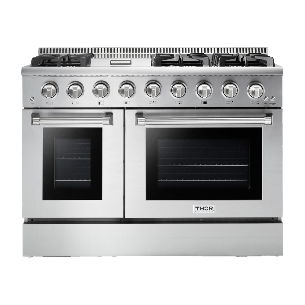 48 Inch Professional Stainless Steel Gas Range with Griddle