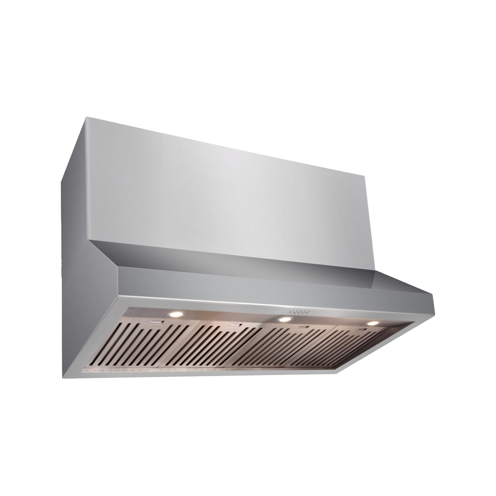 "48 "" Pro Style Stainless Steel Under Cabinet Range Hood with Anti-Fingerprint Finish 16.5"" High"