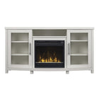 Bell'O White Stand With Fireplace Insert 54